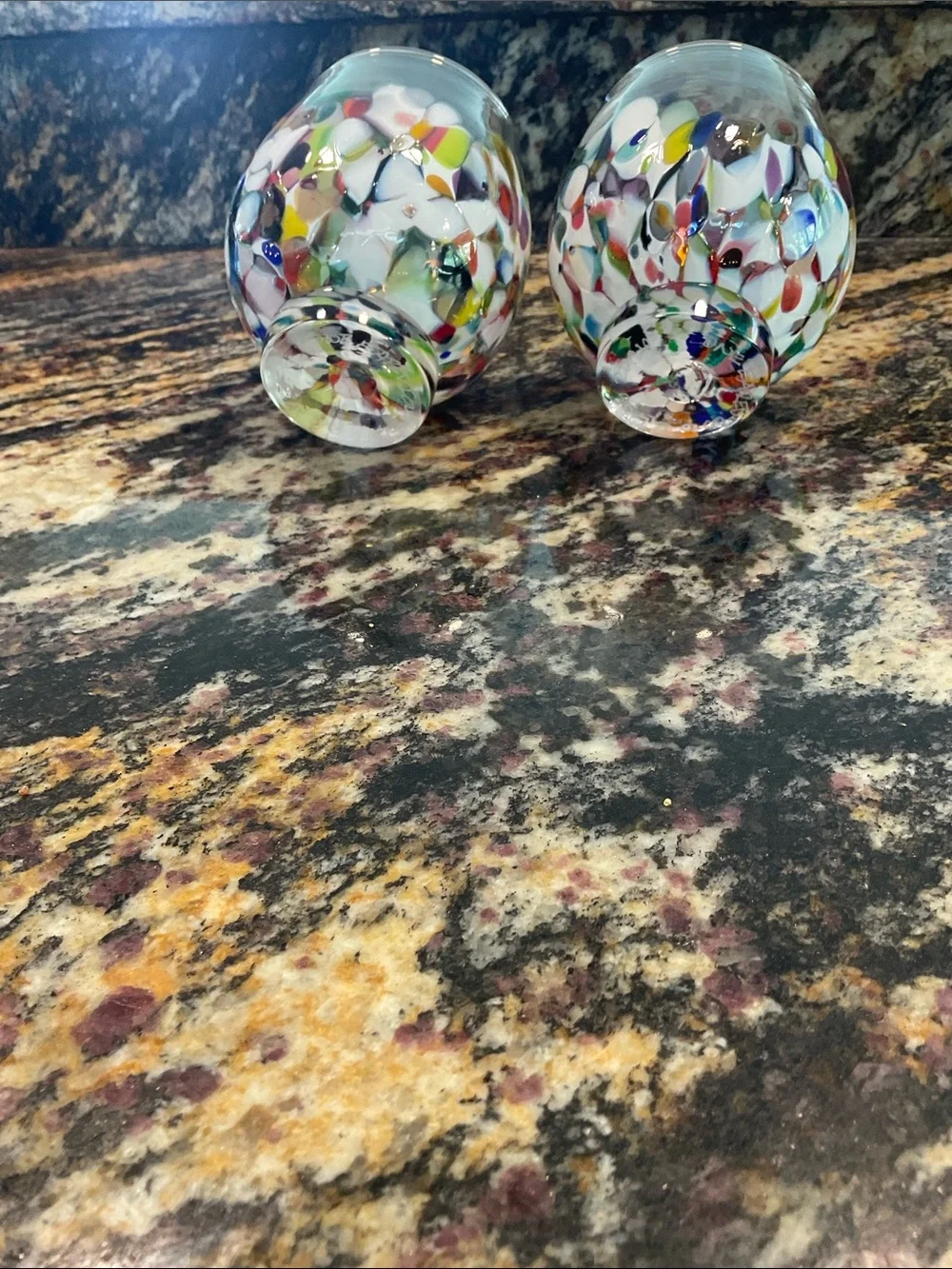Original Murano-style glasses